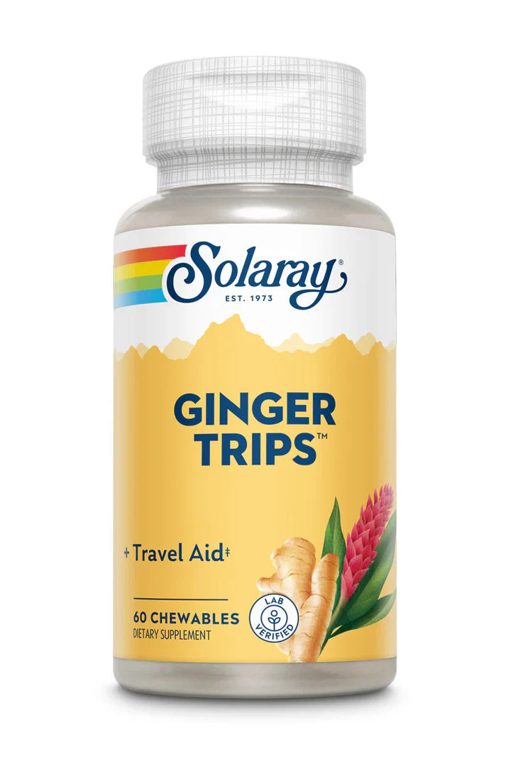 Solaray Ginger Trips 60 Chewables