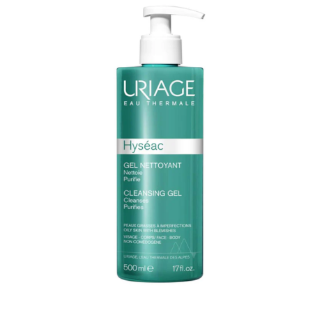 Hyseac Anti-Blemish Cleansing Gel by Uriage, skincare product