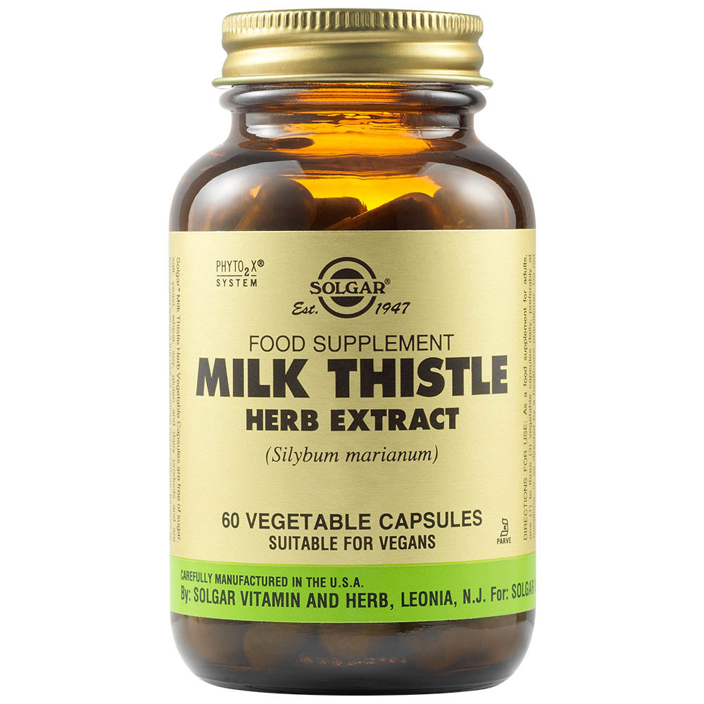 Solgar Chardon Marie( Milk Thistle) 60 gelules, supplement