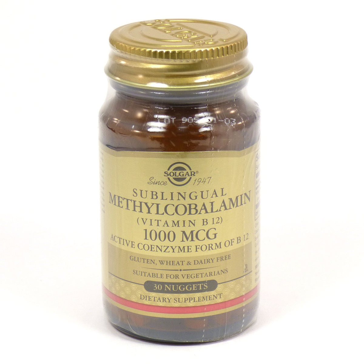Solgar Vit B12 Methylcobalamine 1000 Mcg 30 NUGGETS, supplement