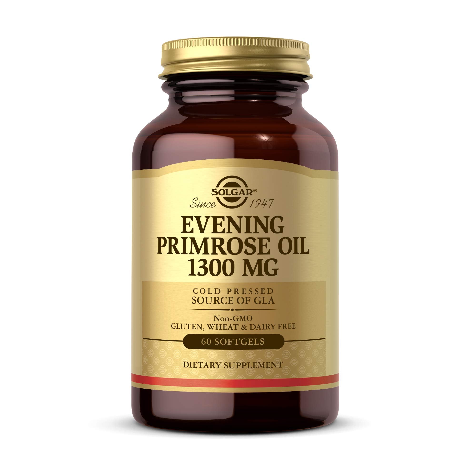 Huile D'onagre (Evening Primrose Oil) 1300 mg 60 caps by Solgar, supplement