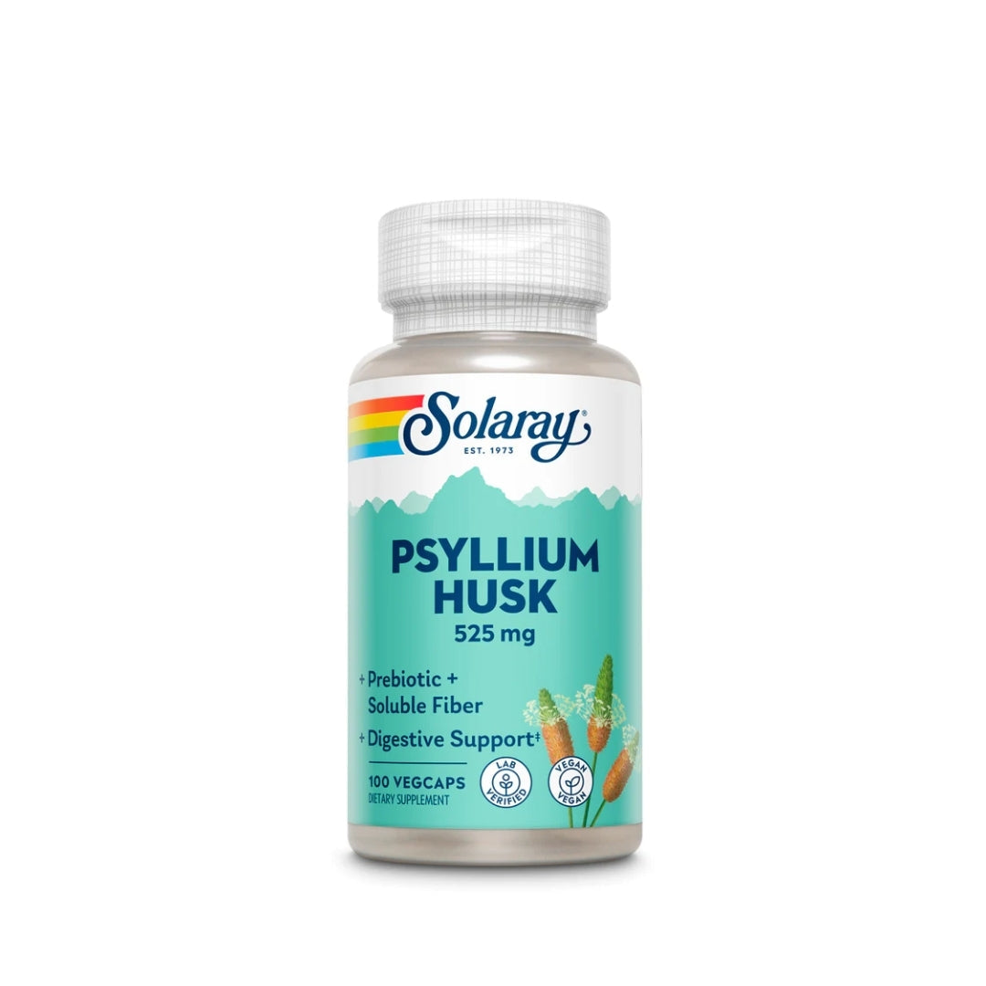 Solaray Psyllium Husk 525 mg (100 VegCaps), supplement