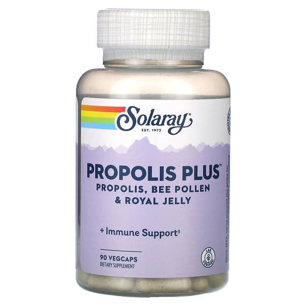 Solaray Propolis Plus 90 VegCaps, supplement