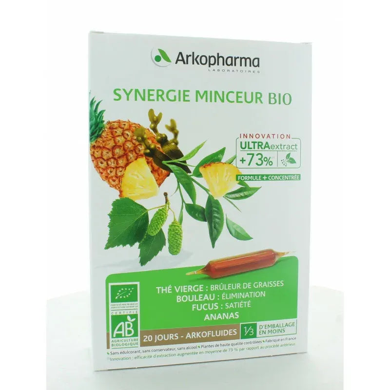 Arkopharma Synergie Minceur Bio (20 Ampoules), supplement