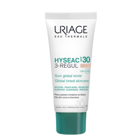 Hyseac 3-Regul with SPF 30 Tinted by Uriage, skincare product