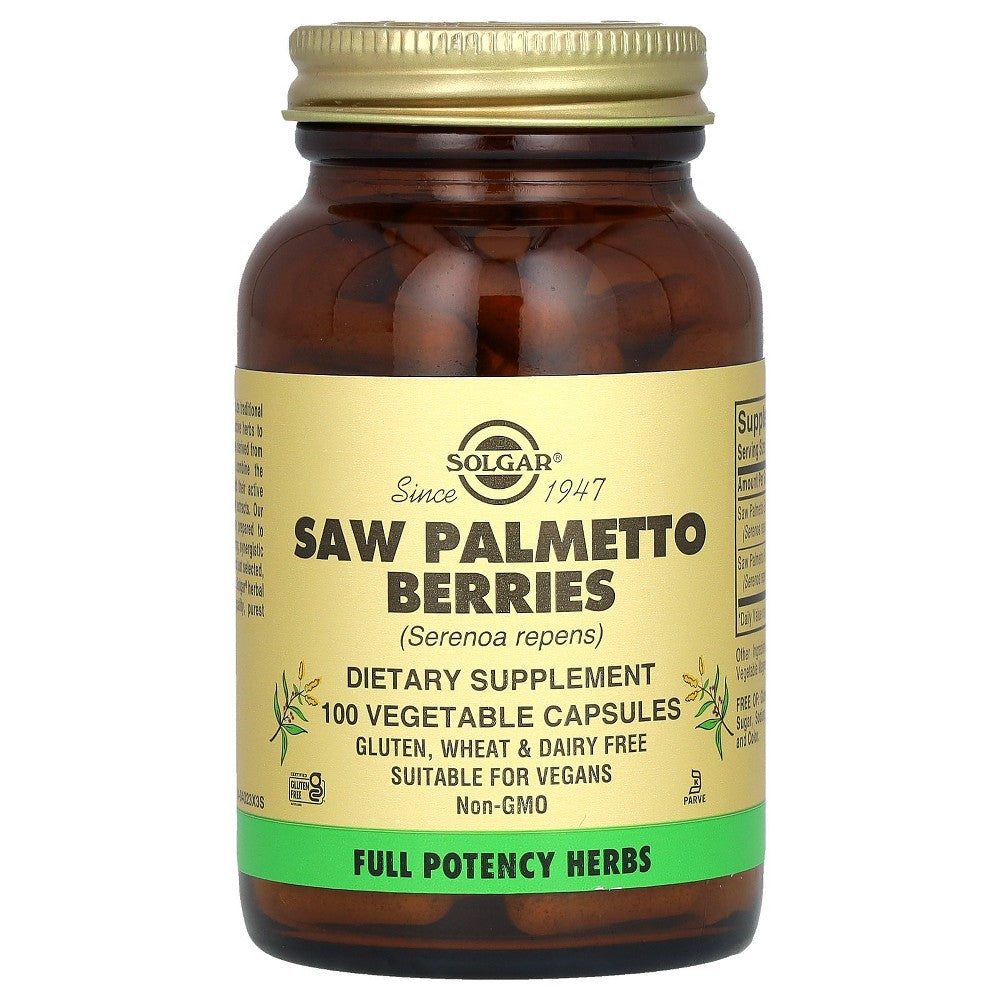 Solgar Baies de Saw Palmetto 100 gelules, supplement