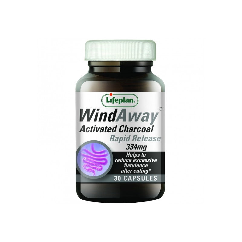 WindAway Activated Charcoal 334mg by LifePlan, supplement