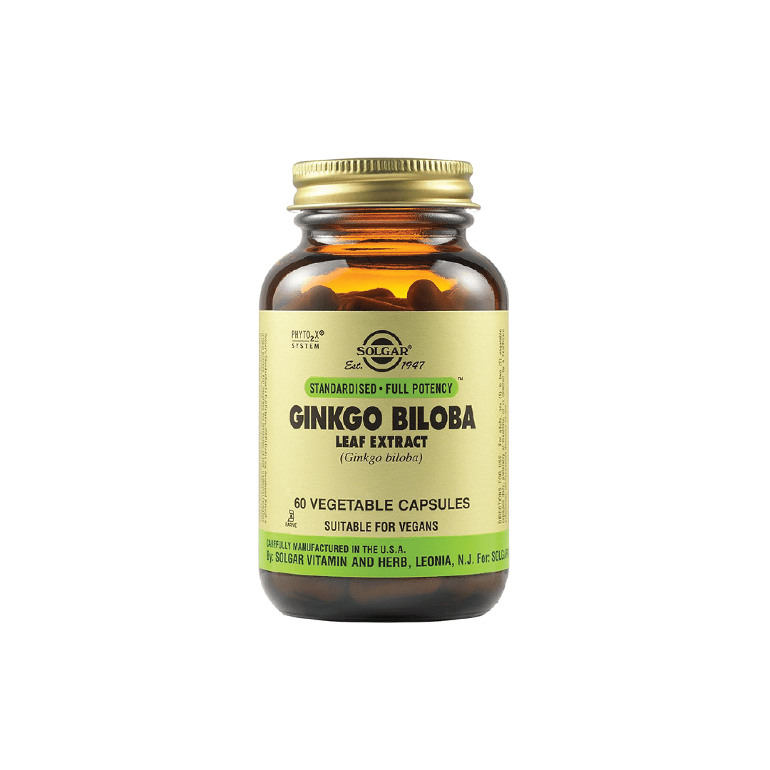 Solgar Ginkgo Biloba 60 Caps, supplement