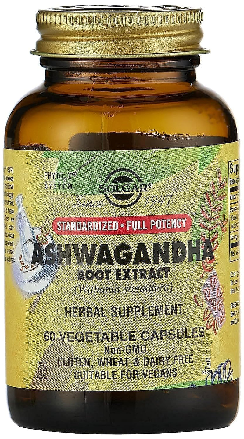 Solgar Ashwagandha Root Extract 60 Gel, supplement