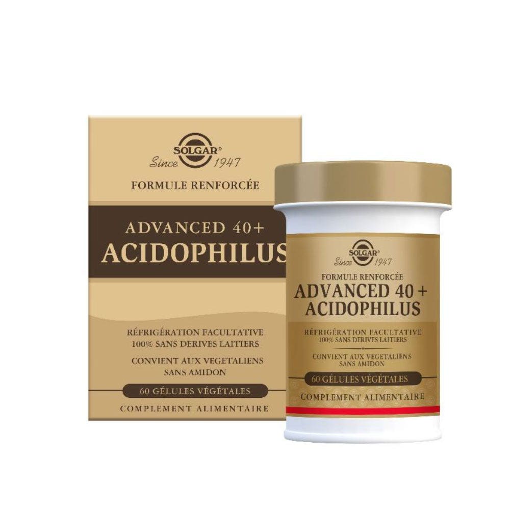 Solgar Advanced 40+ Acidpophilus 60cp new package, supplement