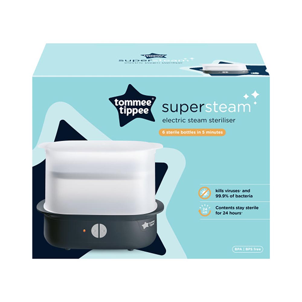 Supersteam Electric Steam Steriliser by Tommee Tippee, baby care product