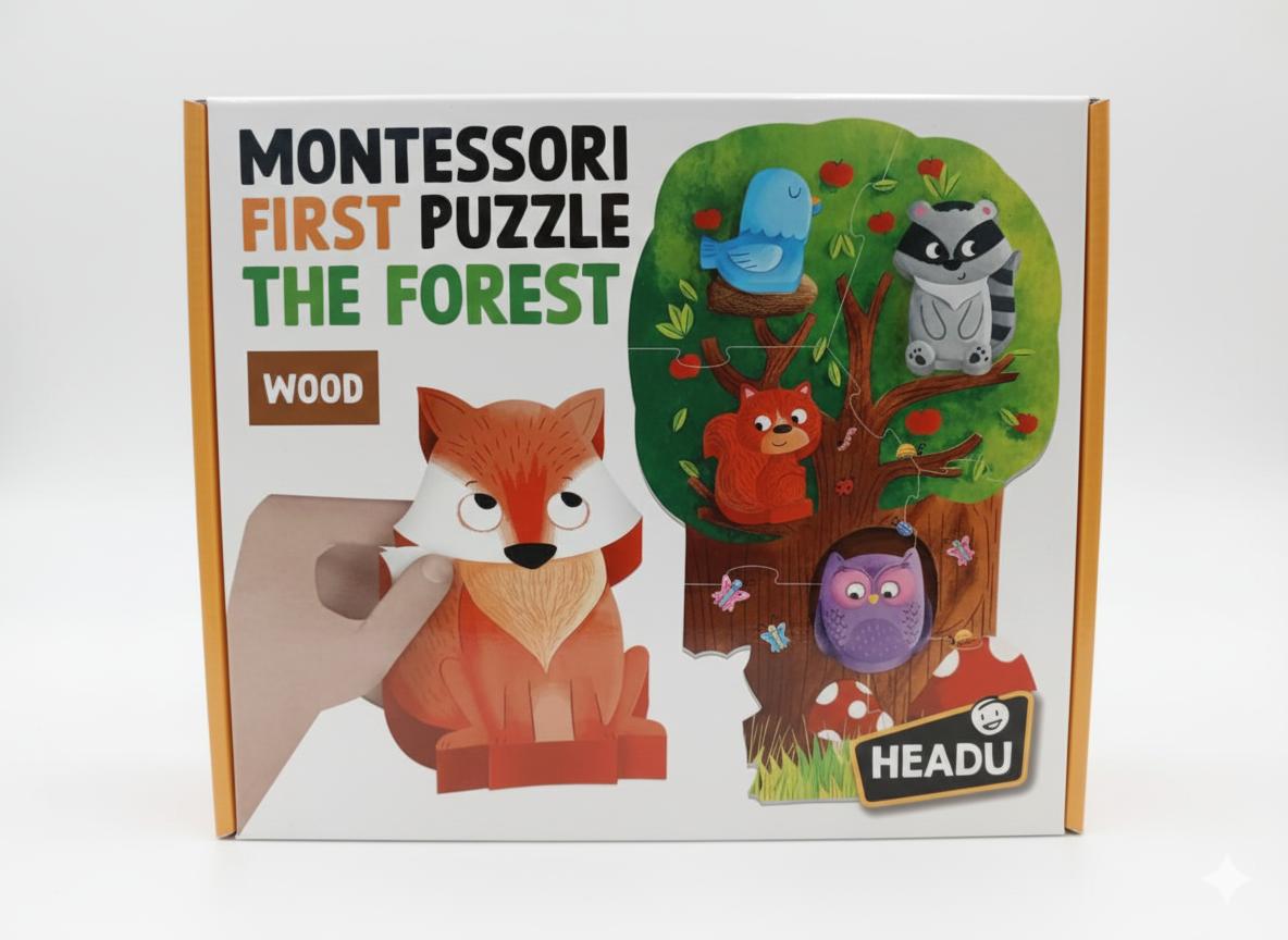 montessori first puzzle the forest