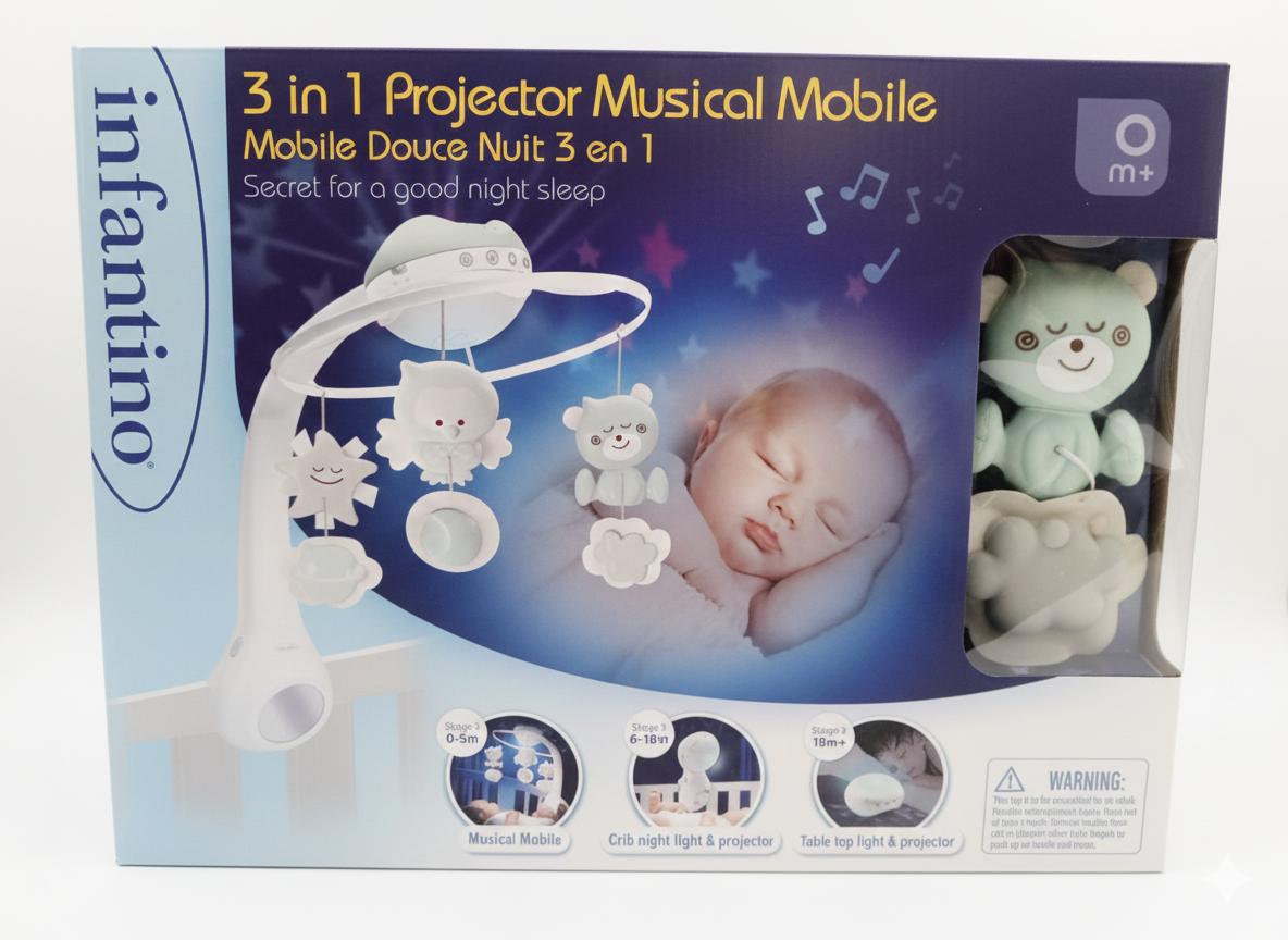 Infantino 3-in-1 Projector Musical Mobile