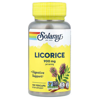 Solaray DGL Licorice Chewable 100 Tabs, supplement
