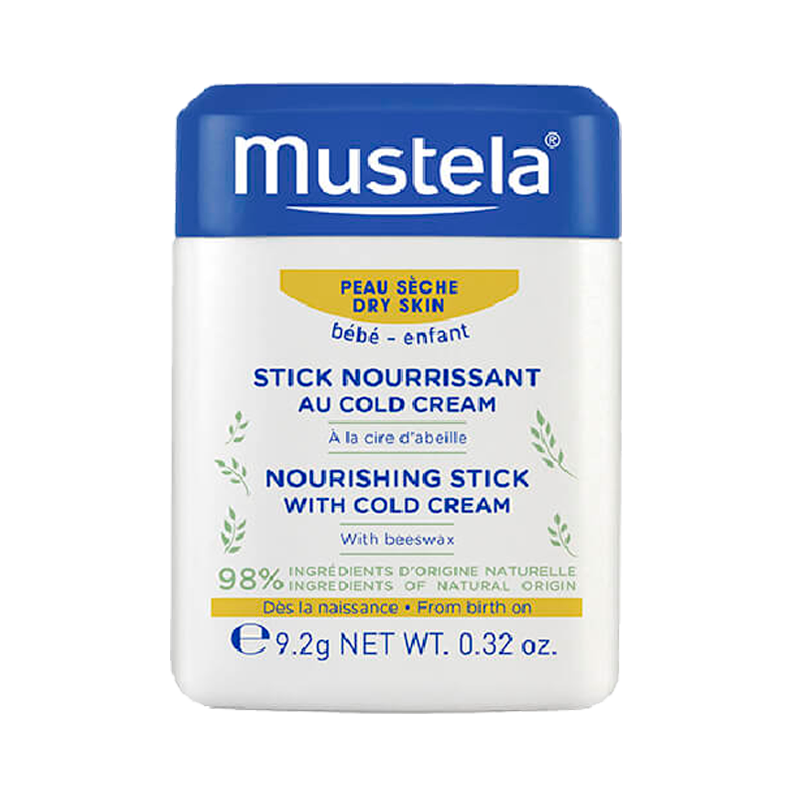 Nourishing stick with cold cream by Mustela, skincare product