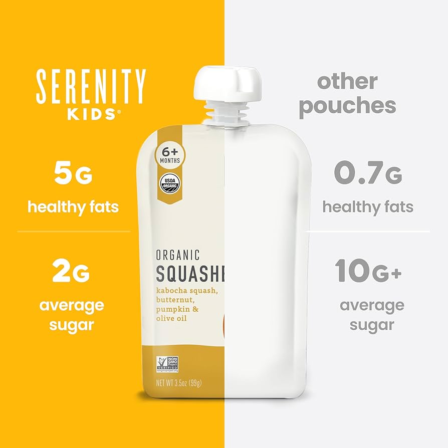 Baby Squash Food Pouch - Serenity Kids
