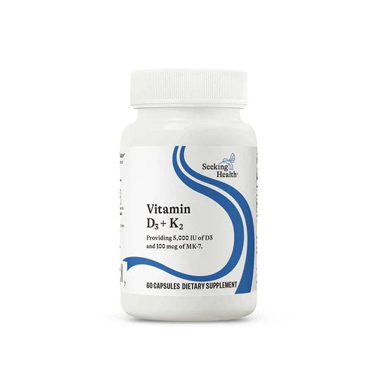 Vitamin D3 + K2 by Seeking Health, supplement