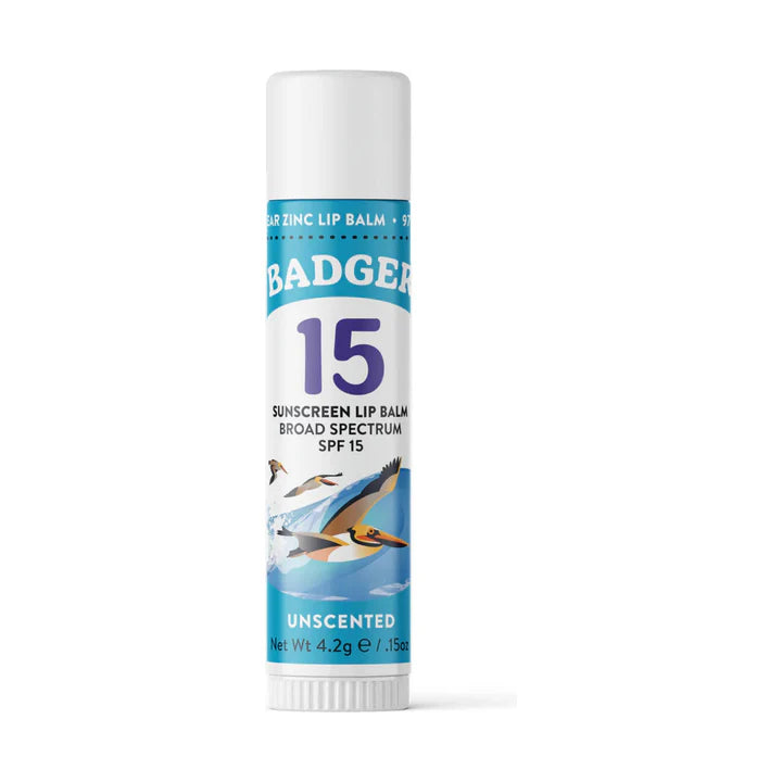 Sunscreen Lip Balm SPF 15 by Badger, skincare product