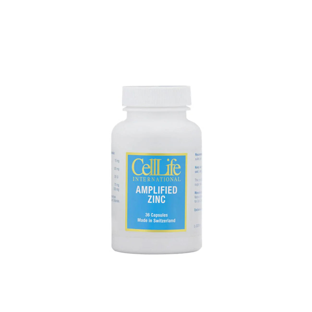 Amplified Zinc (36 tabs) by CellLife International, supplement