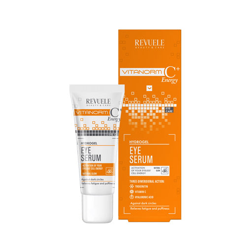 Vitanorm C+Energy Hydrogel Eye Serum by Revuele, skincare product