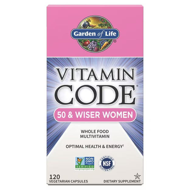 Garden of Life Vitamin Code 50 & Wiser Women multivitamin