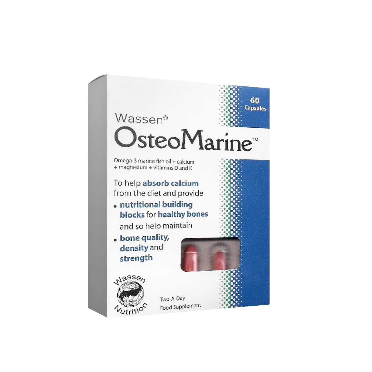 Wassen OsteoMarine 60 Caps, supplement