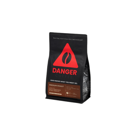Medium Roast Ground Remineralized Coffee by Danger Coffee, healthy food product