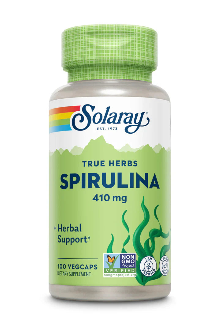 Solaray Spirulina 410 mg 100 VegCaps