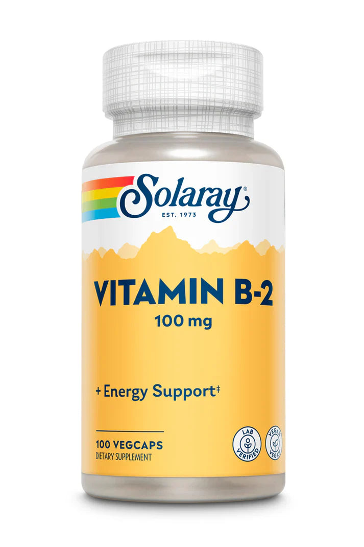 Solaray Vitamin B2 100 mg 60 VegCaps