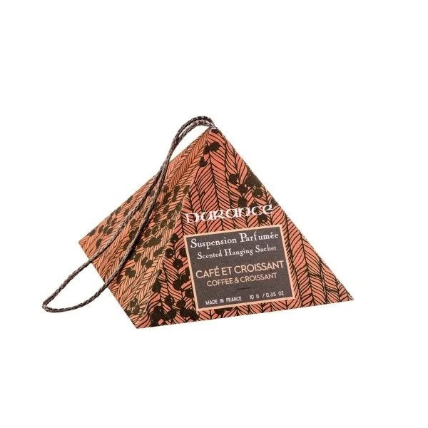 Suspension parfumee cafe et croissant