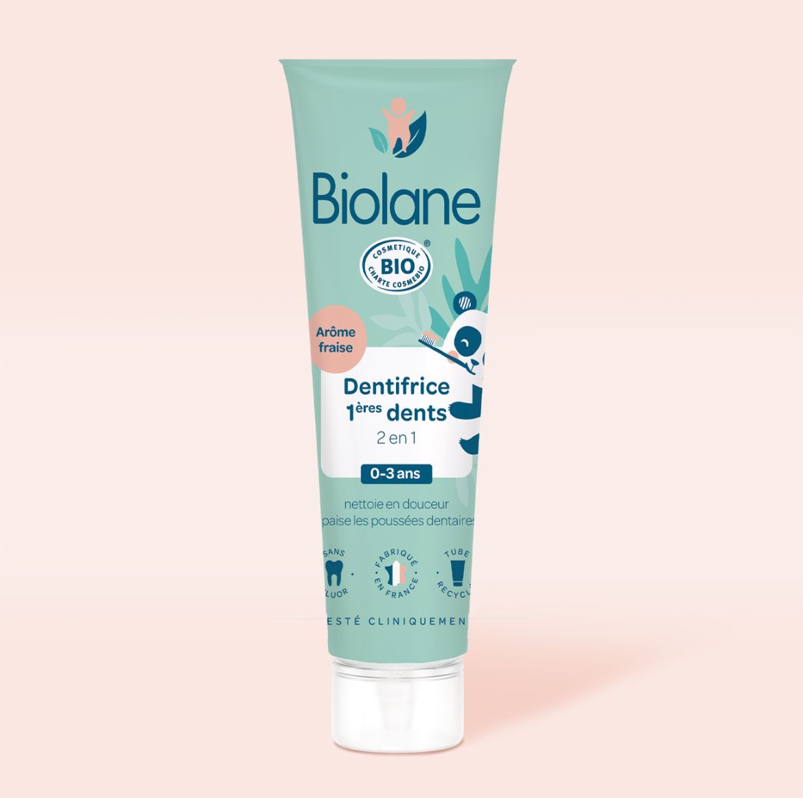 Biolane Organic 2-in-1 Toothpaste 50 ml