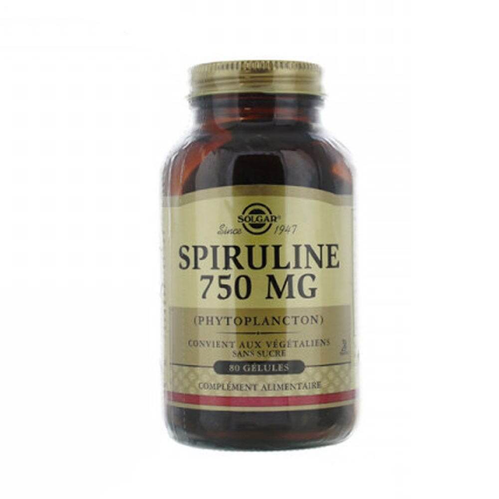 Solgar Spiruline 750 mg 80 tab