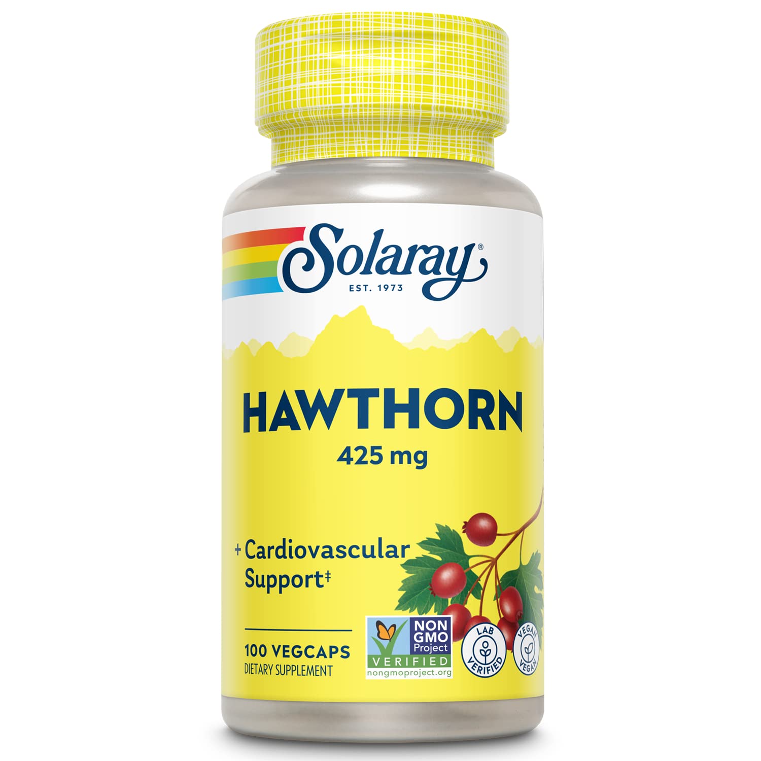 Solaray Hawthorn Berries 100 VegCaps