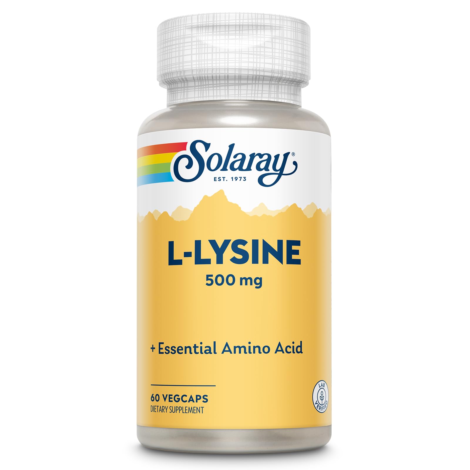 Solaray L-Lysine Free-Form 500 mg (60 VegCaps)