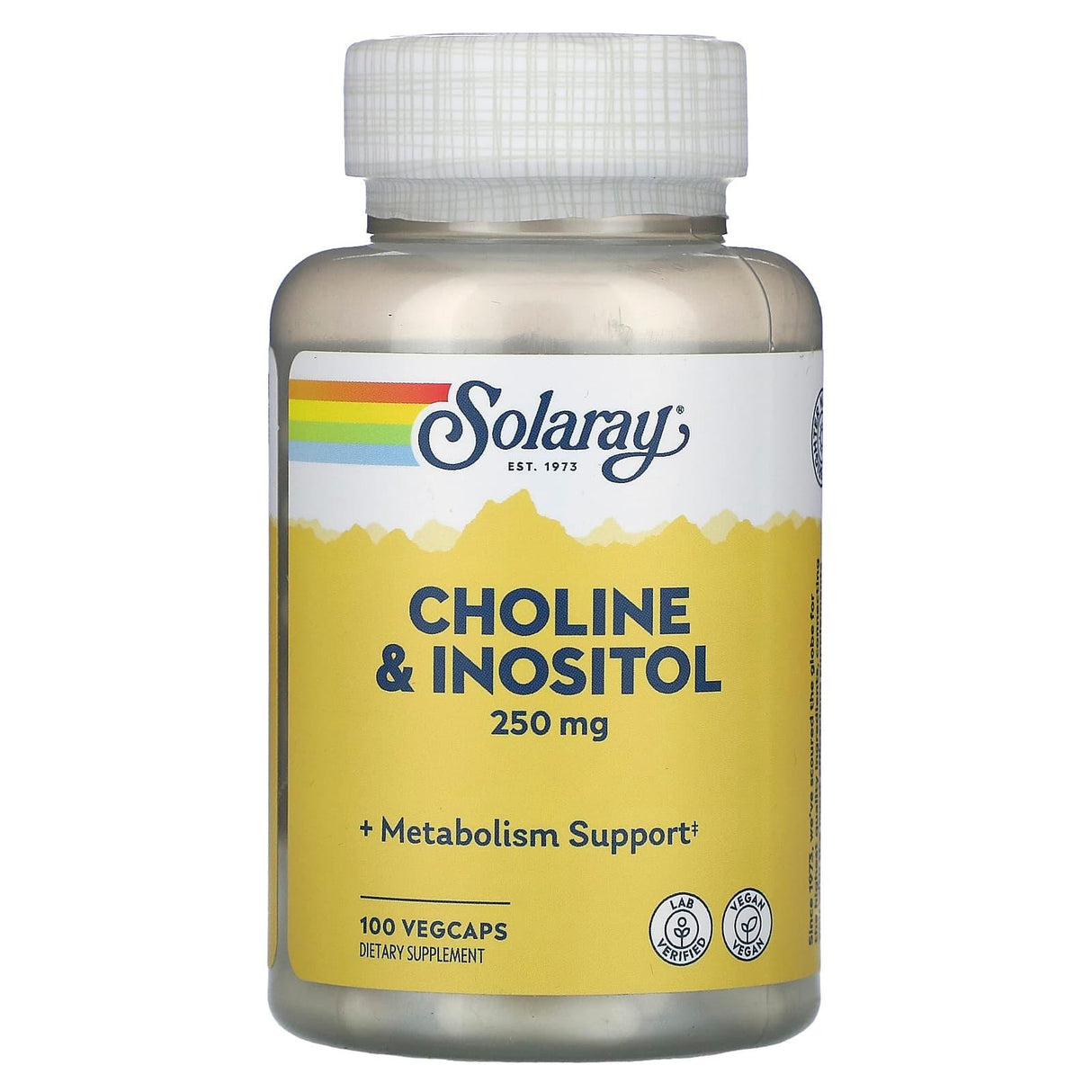 Solaray Choline & Inositol 100 VegCaps