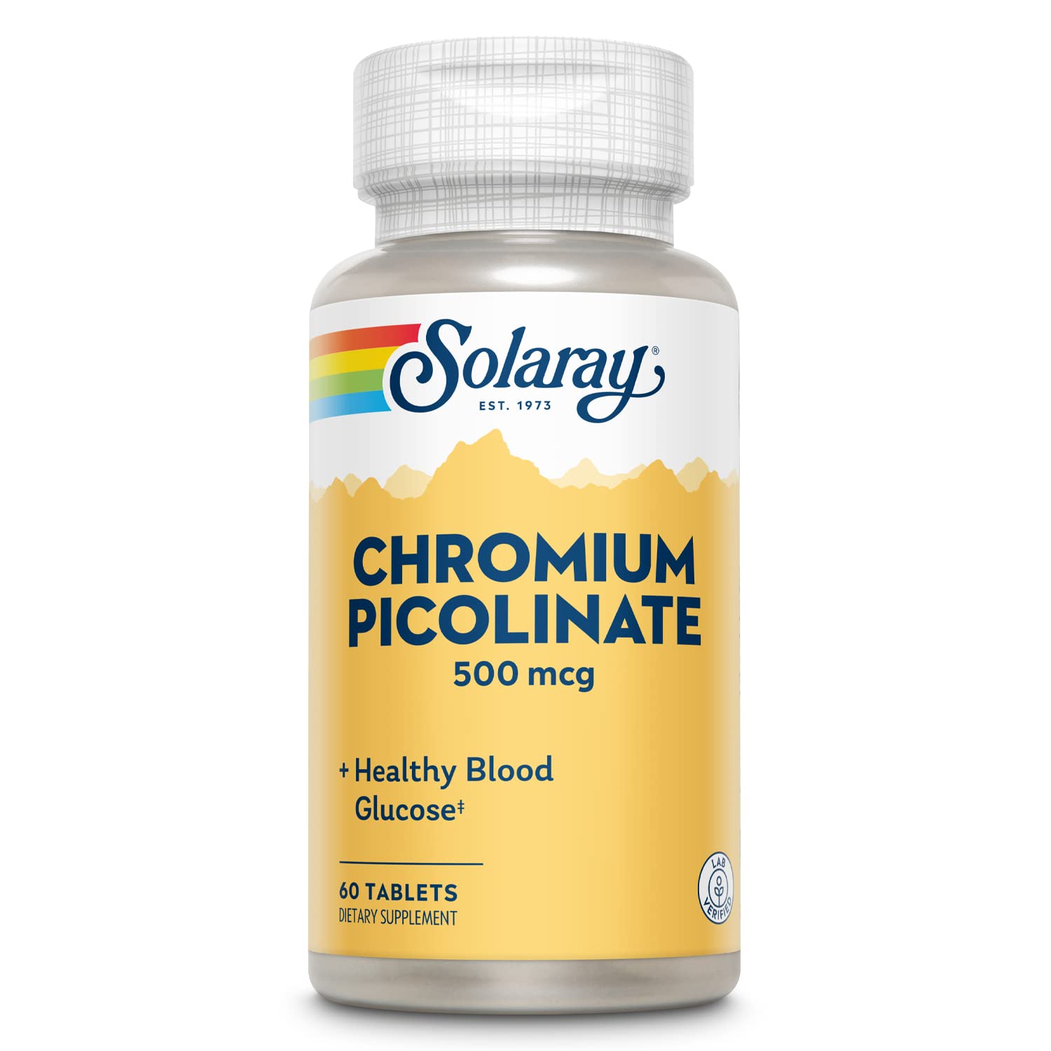 Solaray Chromium Picolinate 500 mcg 60 Tablets
