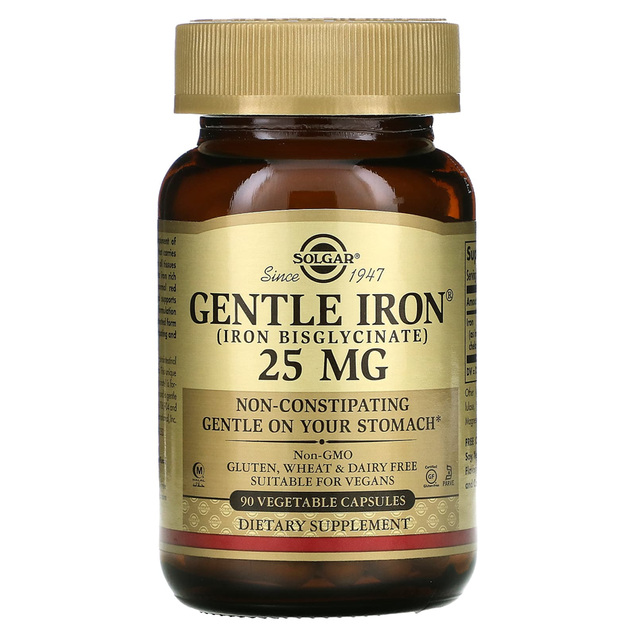 Solgar Gentle Iron ( Bigly De Fer ) 90 gelules