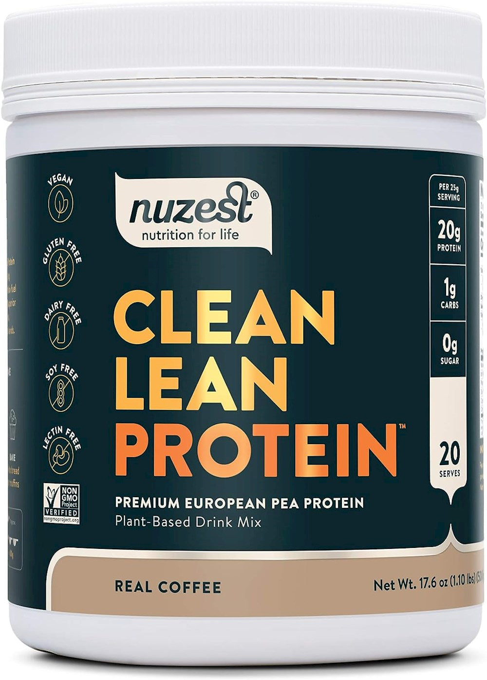 Clean lean protein by Nuzest, sports nutrition product
