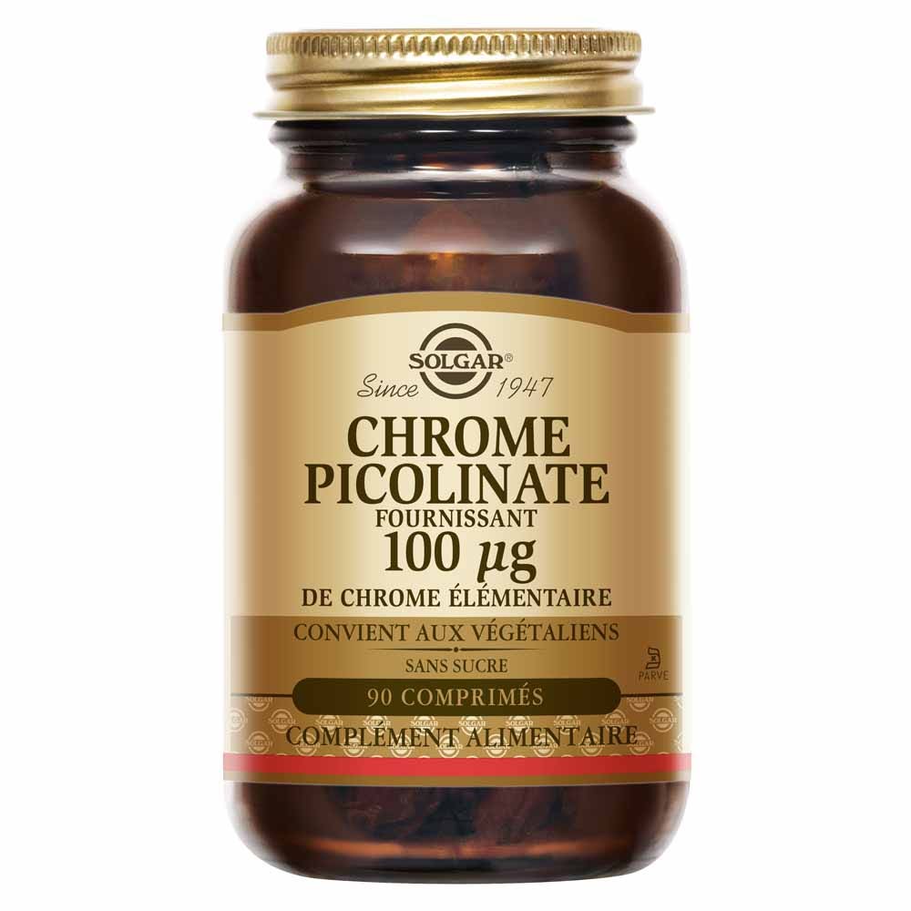 Solgar Chromium Picolinate 100Mcg 90 Tabs