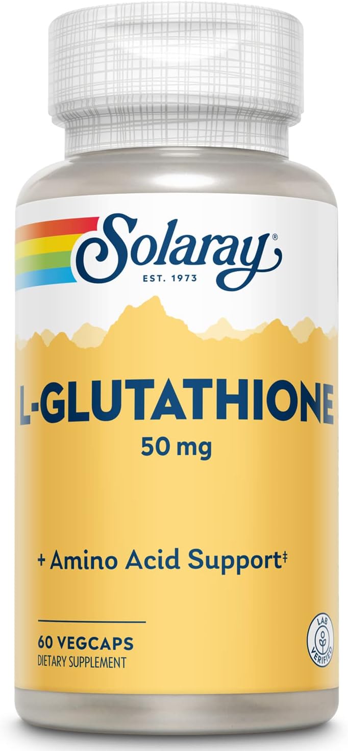 Solaray L-Glutathione 50 mg (60 VegCaps)