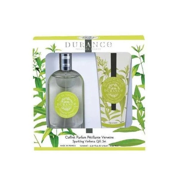 coffret parfum petillante verveine avec gel douche