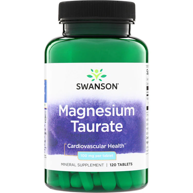  Swanson Magnesium Taurate ,Supplements,Rahbani Shop 
