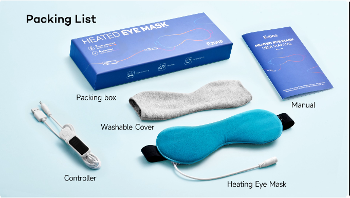 Heated Eye Mask by Ezona, eye care product