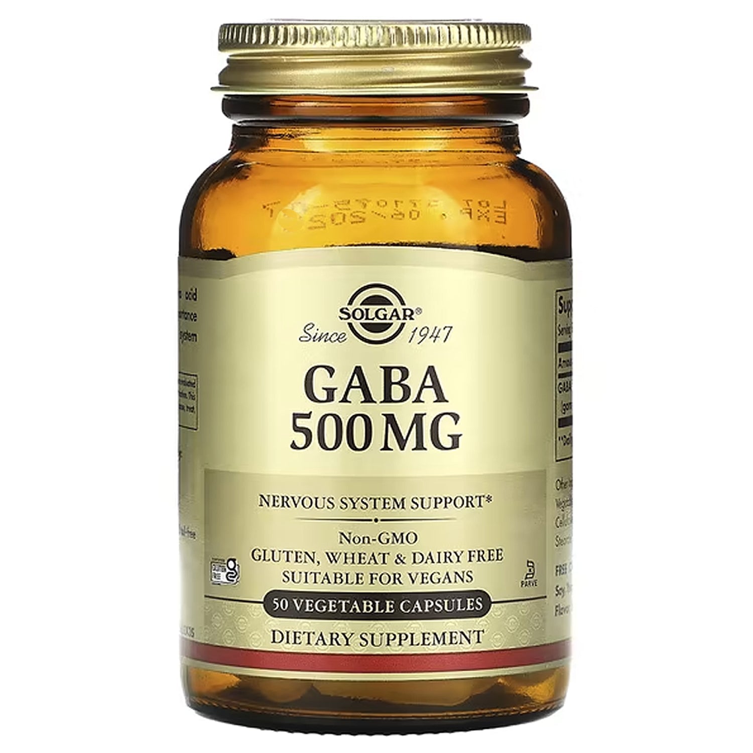 Solgar Gaba 500 Mg 50 cap