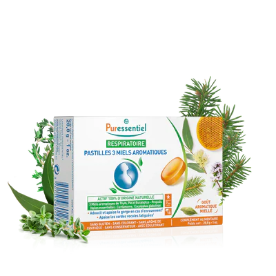Puressentiel Lozenges With 3 Aromatic Honeys