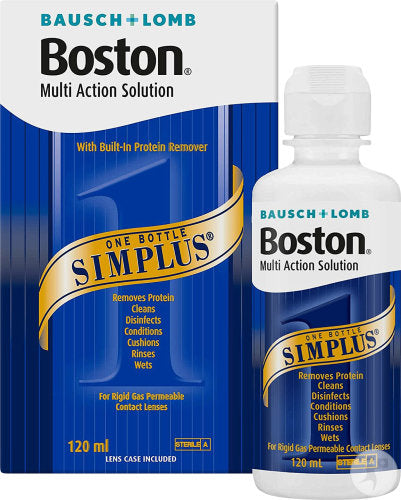 Boston Simplus 120ml by Bausch & Lomb, eye care product