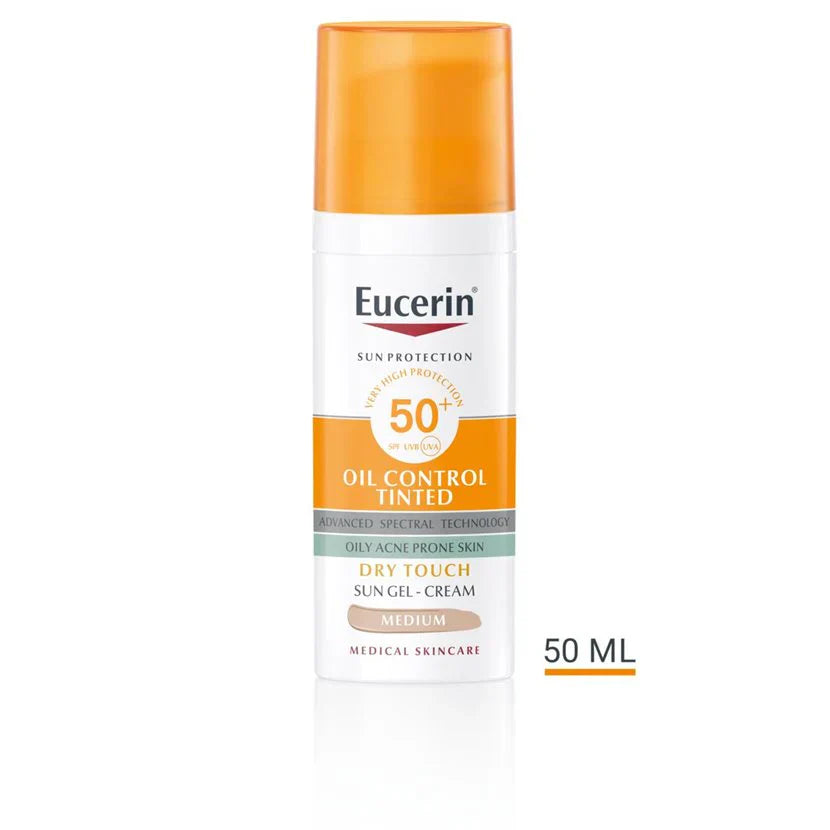 Oil Control tinted Sun Protection 50+