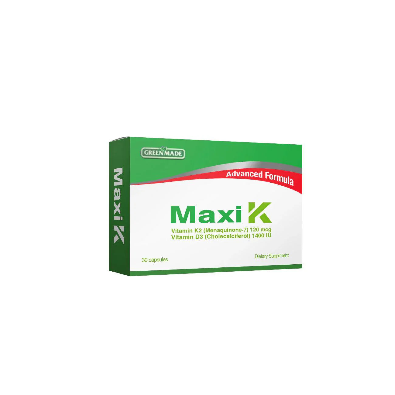 Maxi K - K2 D3 50mg by Green Made, supplement