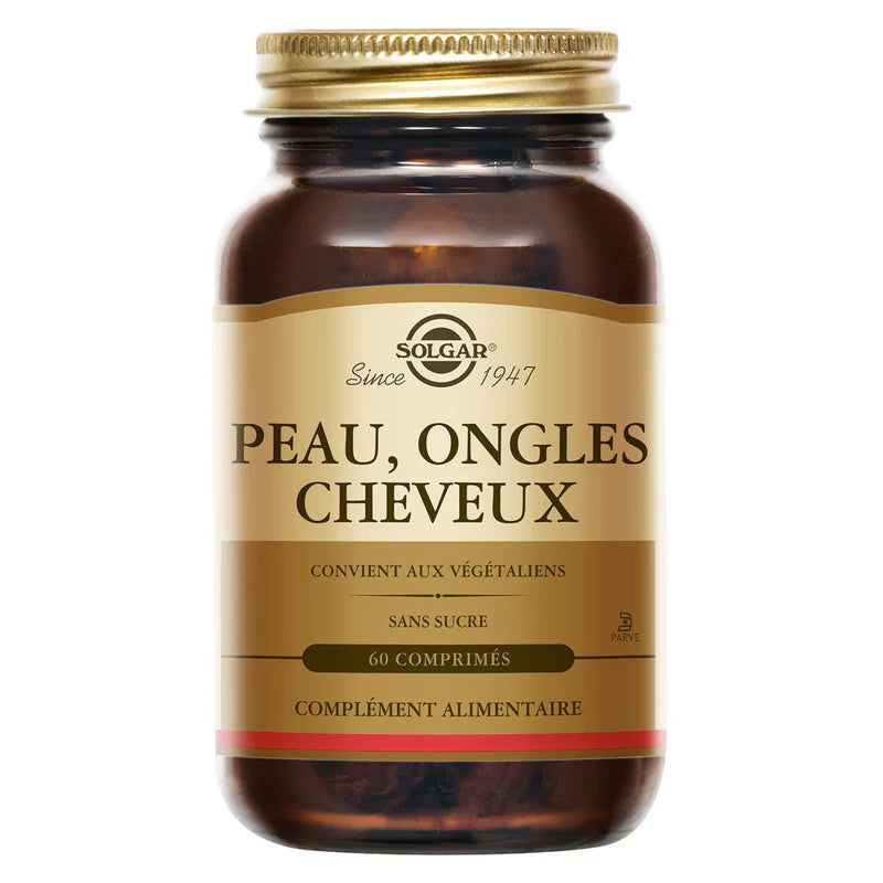Solgar Peaux Ongles Cheveux 60 tablets