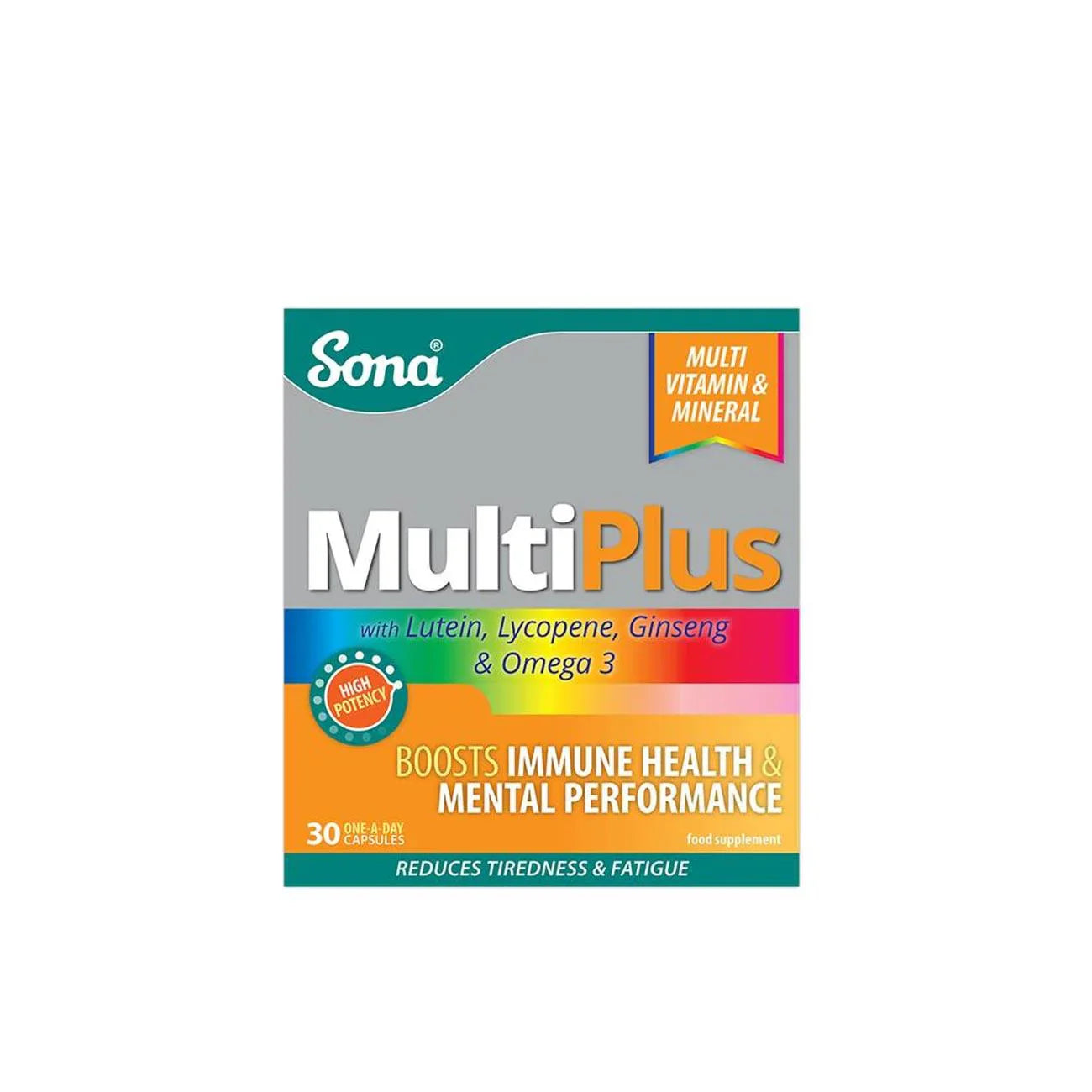 MultiPlus + Ginseng (30 Capsules)